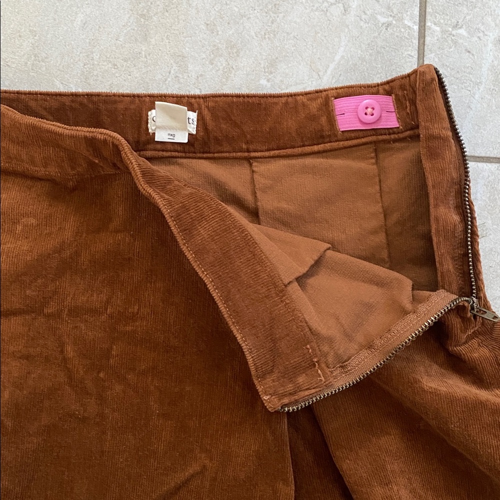 Crewcuts Brown Corduroy Skirt 26W - Picture 4 of 7